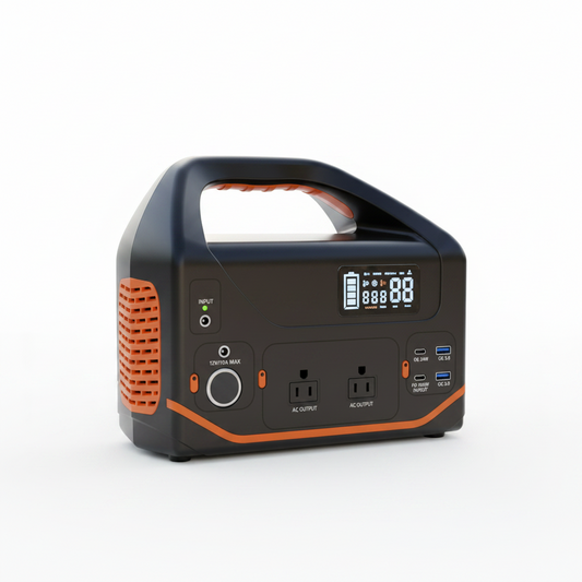 Portable Power Station 600W 293Wh Camping Lithium Battery, Portable Generator for Home Use Emergency Power Station Backup Travel Outdoor 100W PD & 110V Pure Sine Wave AC Outlet